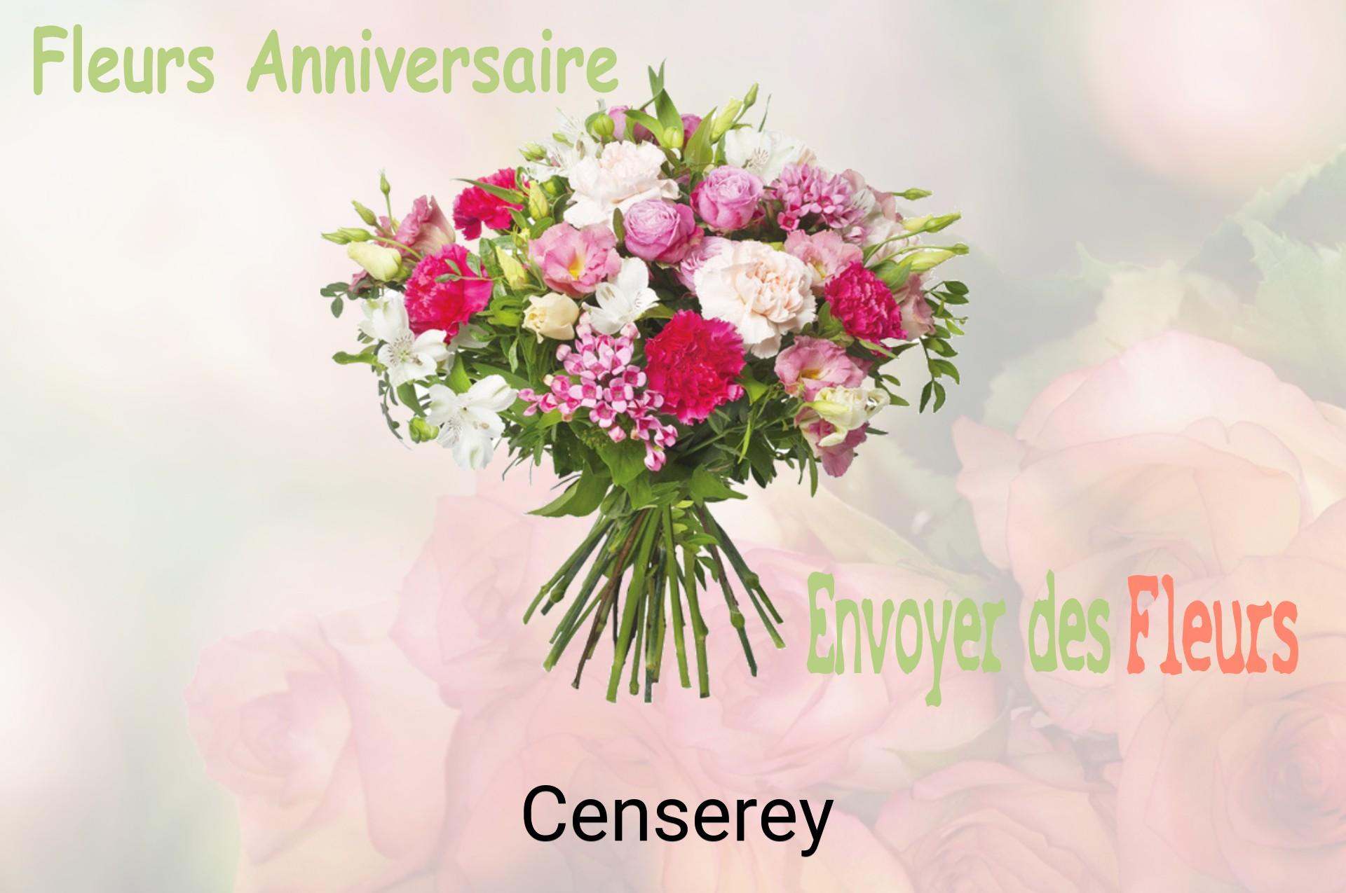 Bouquet de fleurs d’anniversaire livré à Censerey